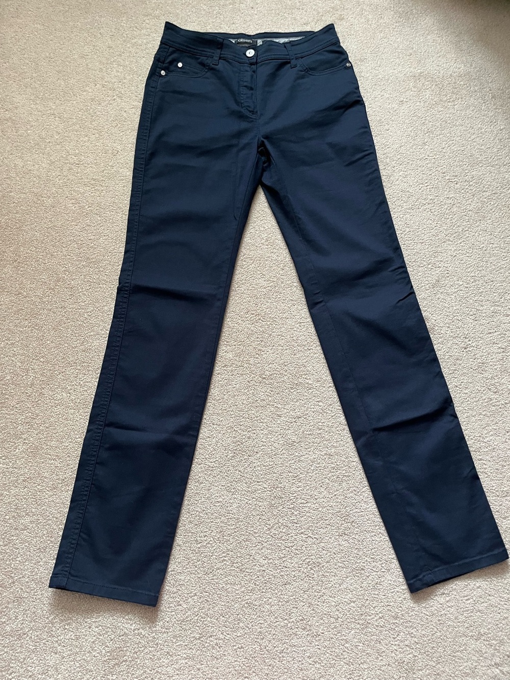 Olsen Lisa Fit Navy Blue Pants – Size 6